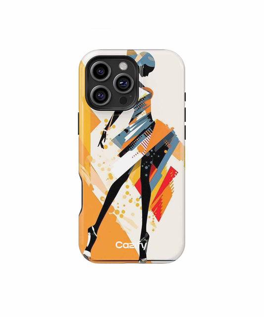 Stylish Dancer in Colorful Elegance iPhone case Case Cazify - Delivery Canada