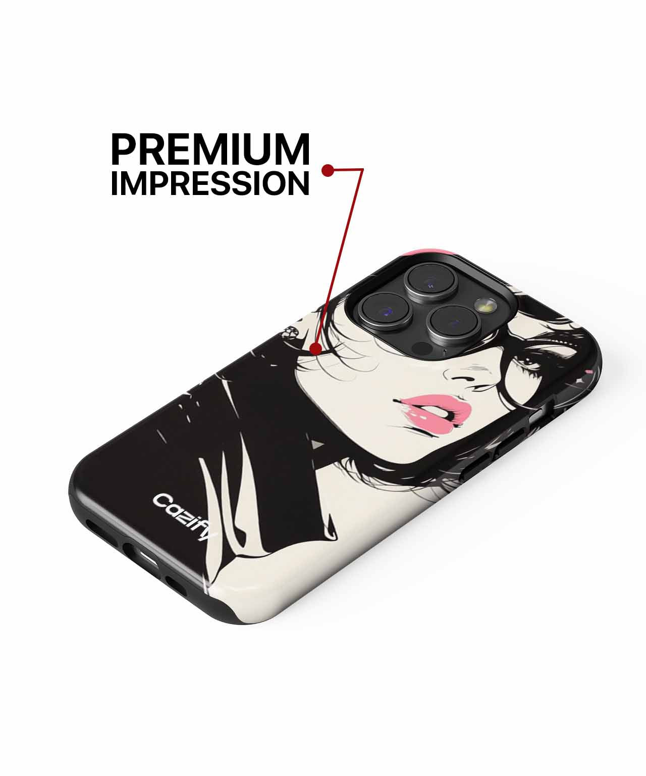 Stylish retro fashion icon with flair iPhone case Case Cazify - Delivery Canada