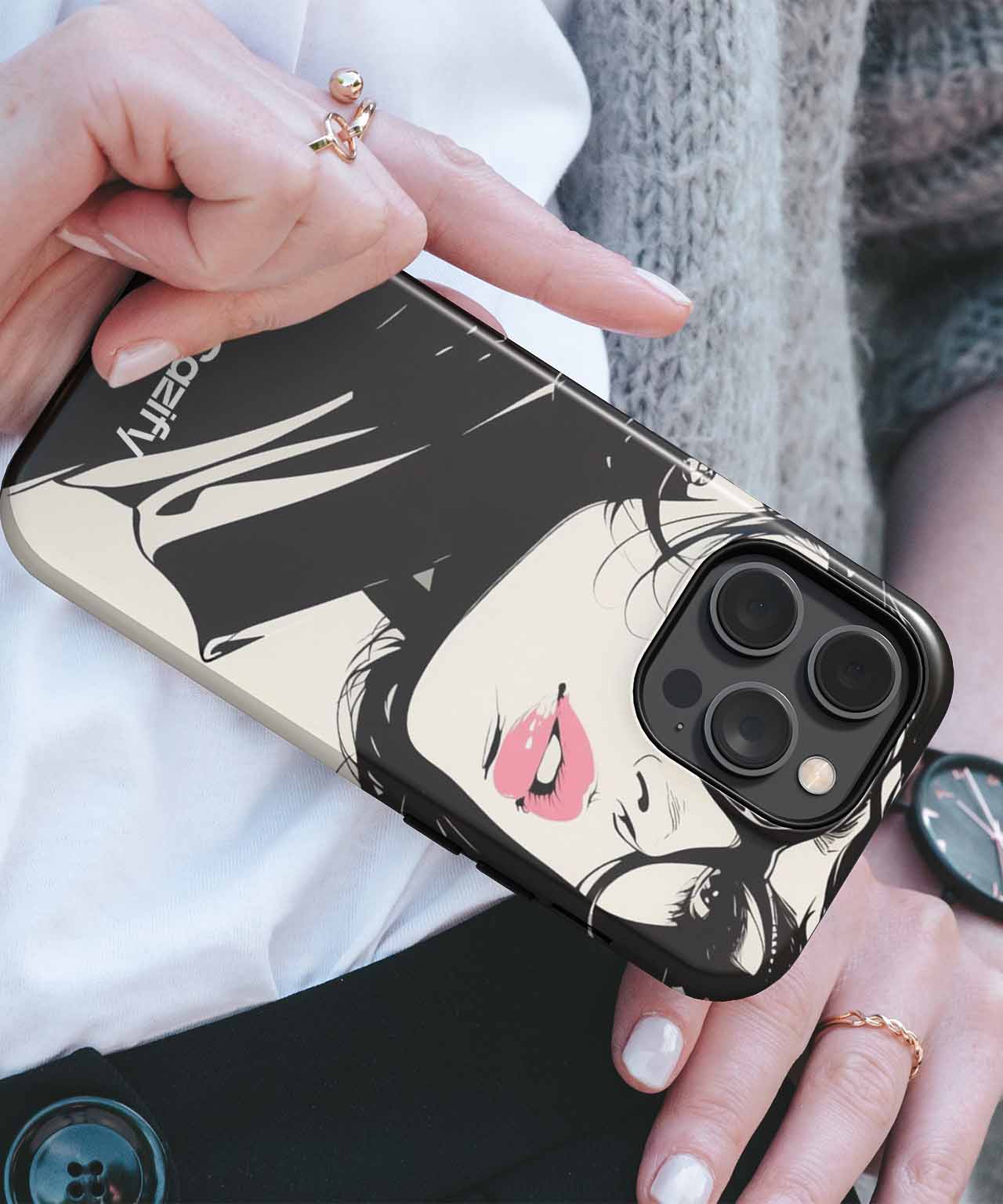 Stylish retro fashion icon with flair iPhone case Case Cazify - Delivery Canada