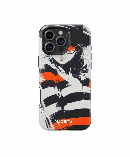 Stylish Striped Sunglasses Chic iPhone case Case Cazify - Delivery Canada