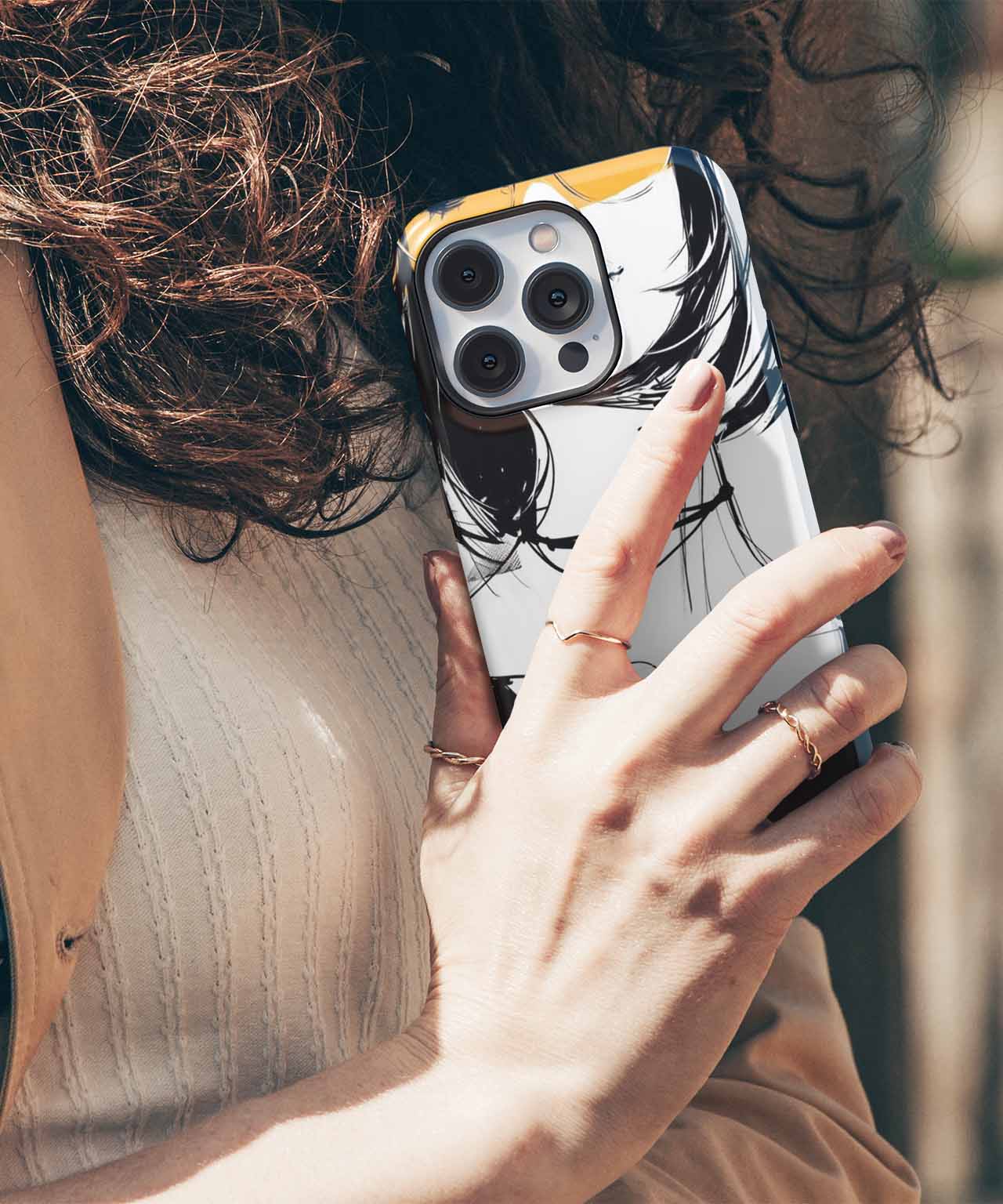 Stylish summer vibes with funky shades iPhone case Case Cazify - Delivery Canada