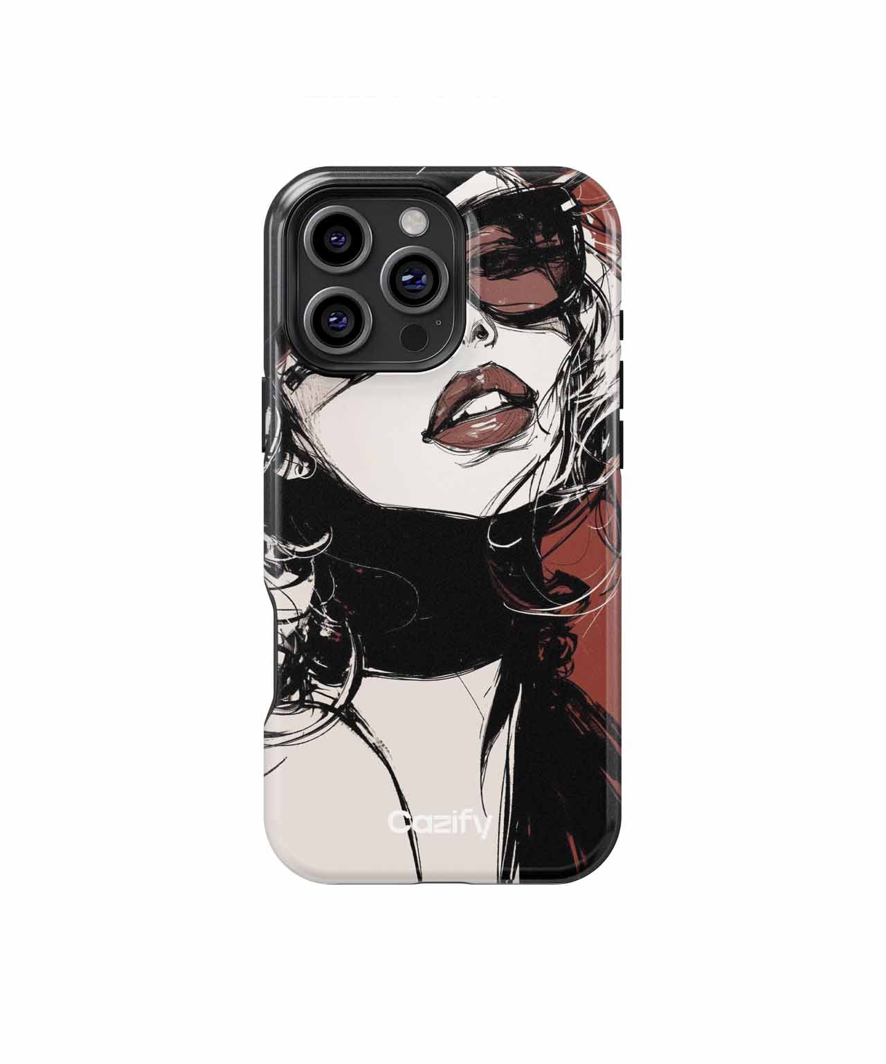 Stylish Sunglasses and Sassy Hair iPhone case Case Cazify - Delivery Canada