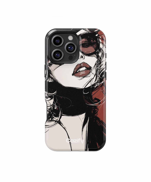 Stylish Sunglasses and Sassy Hair iPhone case Case Cazify - Delivery Canada