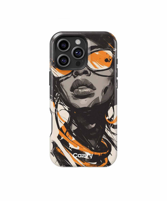 Stylish Sunglasses with Bold Attitude iPhone case Case Cazify - Delivery Canada