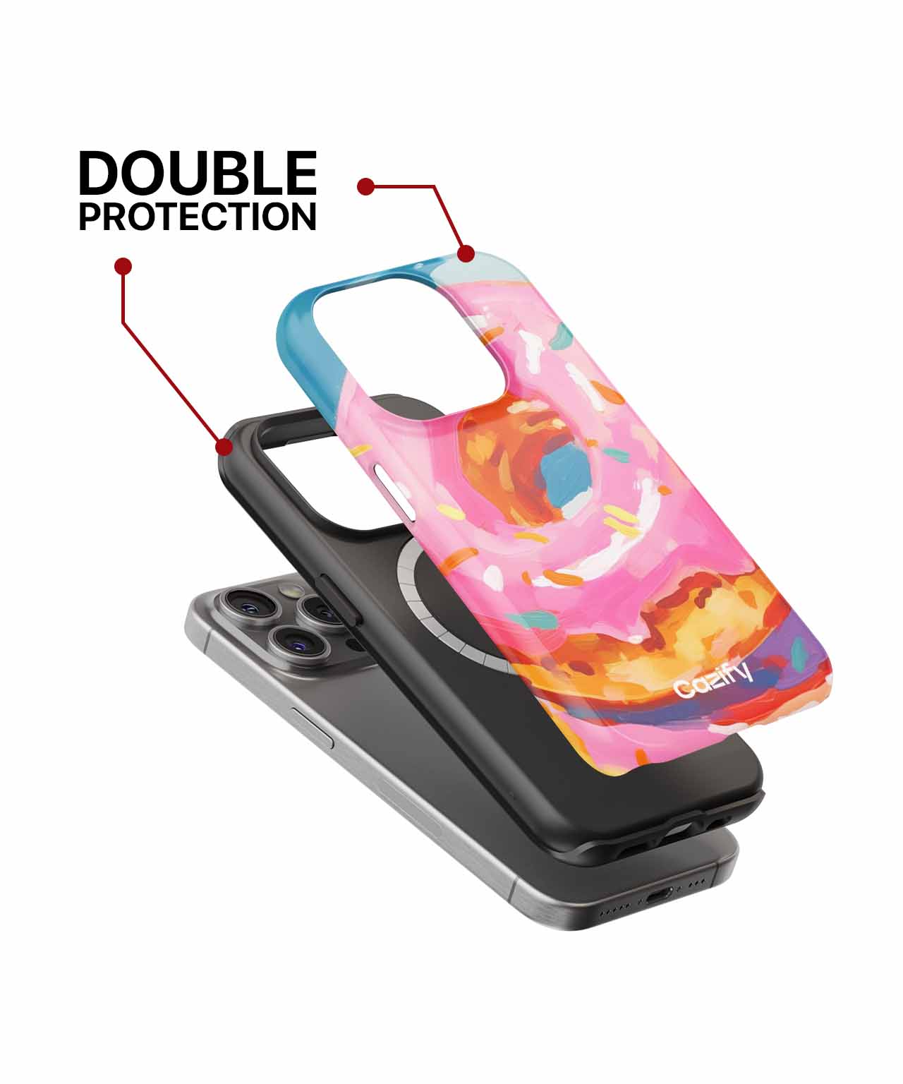 Sugary Dreamy Doughnut Delight iPhone case Case Cazify - Delivery Canada