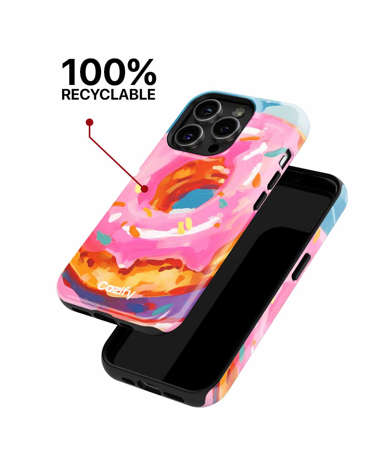 Sugary Dreamy Doughnut Delight iPhone case Case Cazify - Delivery Canada