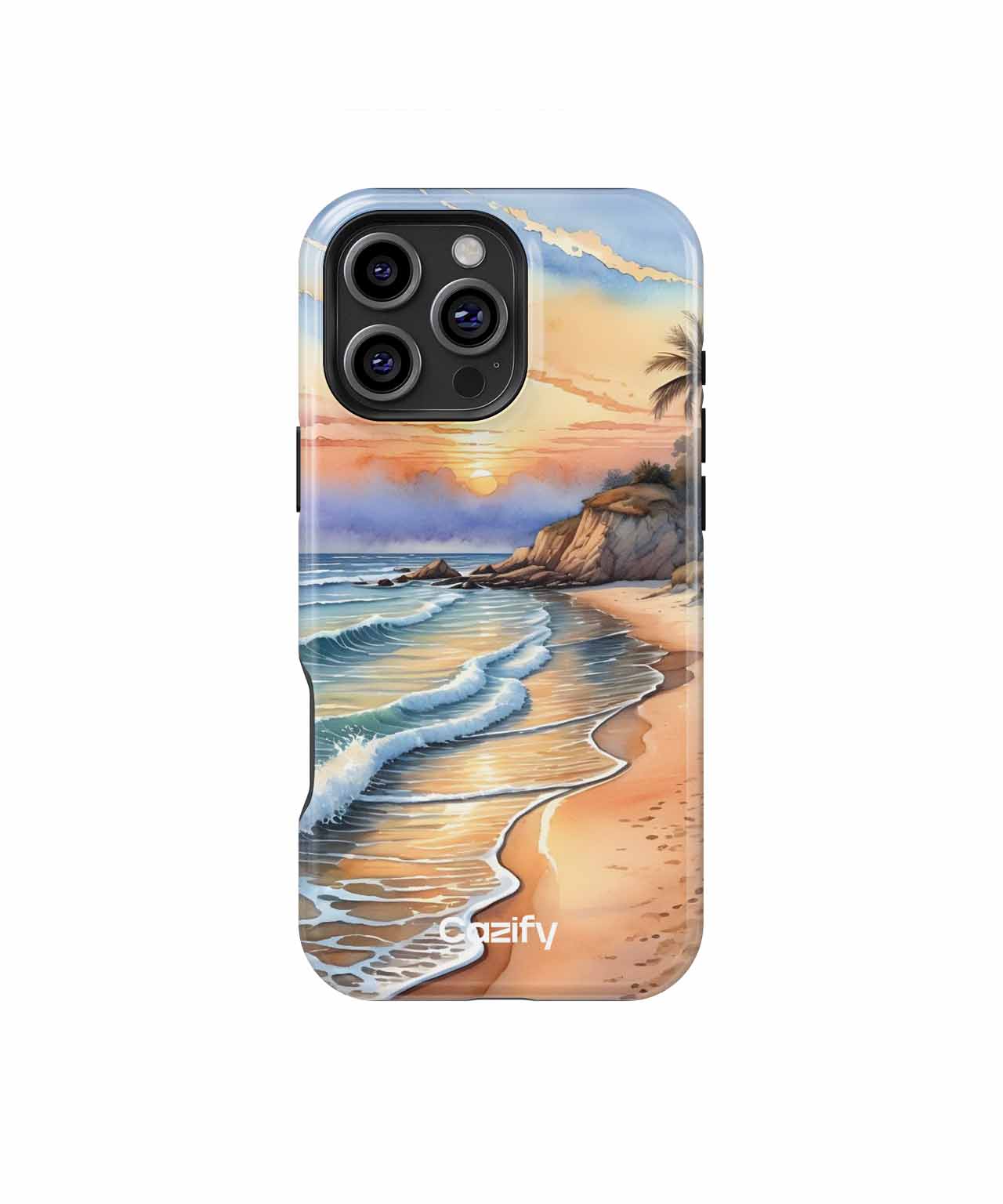 Sunny Beach Blissful Vibes iPhone case Case Cazify - Delivery Canada