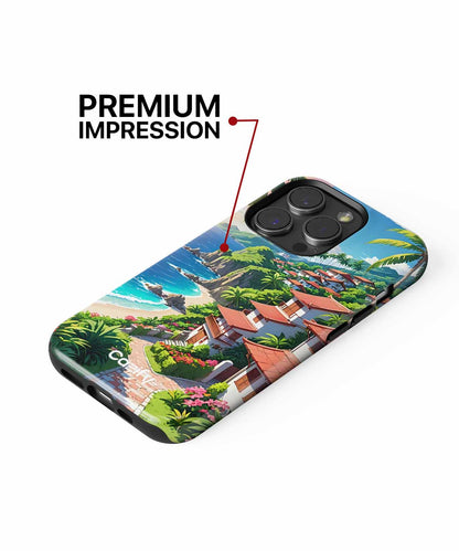 Sunny Beachside Paradise Awaits You iPhone case Case Cazify - Delivery Canada