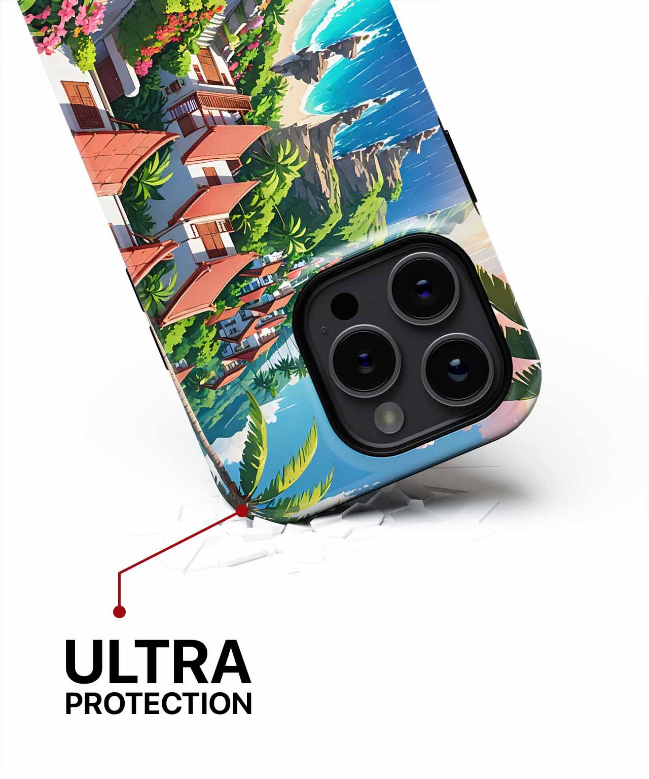 Sunny Beachside Paradise Awaits You iPhone case Case Cazify - Delivery Canada