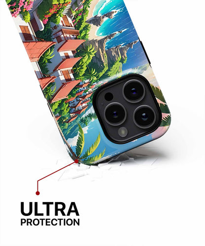 Sunny Beachside Paradise Awaits You iPhone case Case Cazify - Delivery Canada