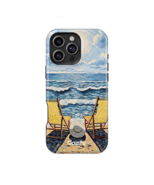 Sunny Beachside Relaxation Chairs iPhone case Case Cazify - Delivery Canada