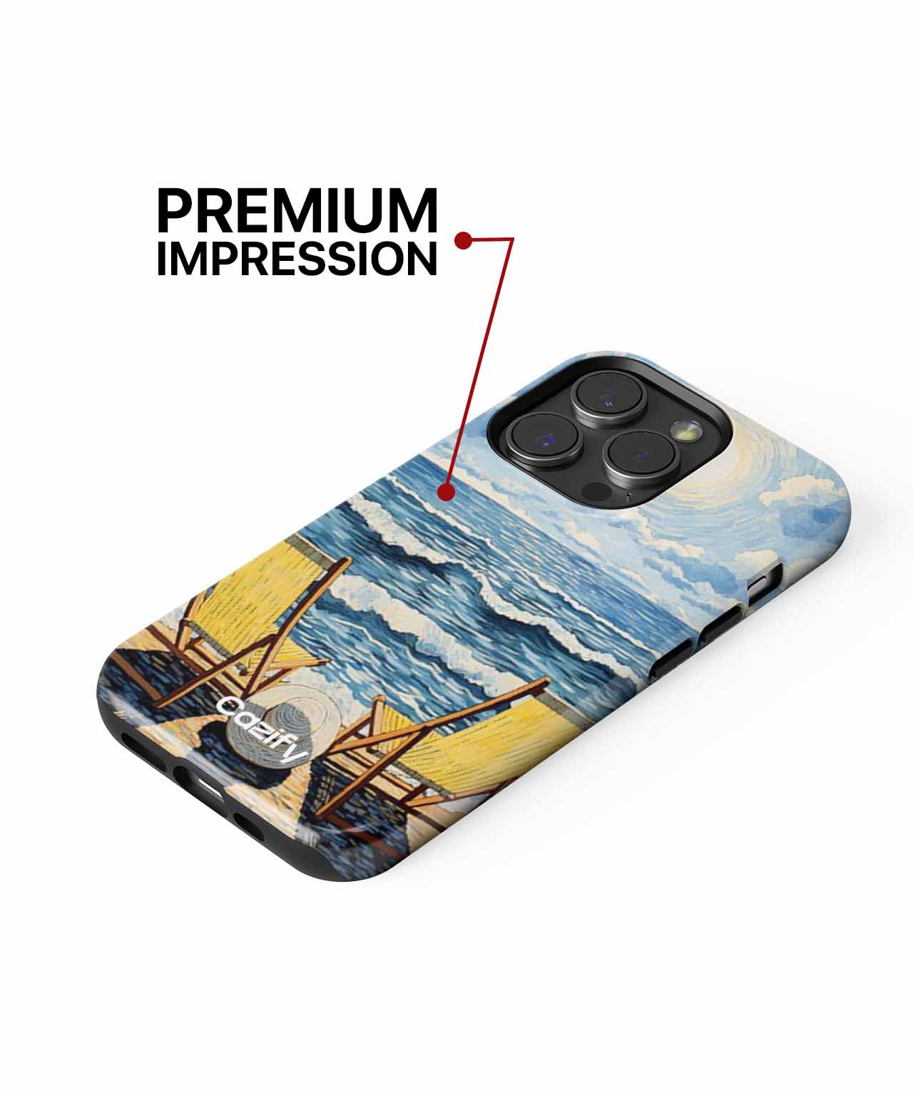 Sunny Beachside Relaxation Chairs iPhone case Case Cazify - Delivery Canada