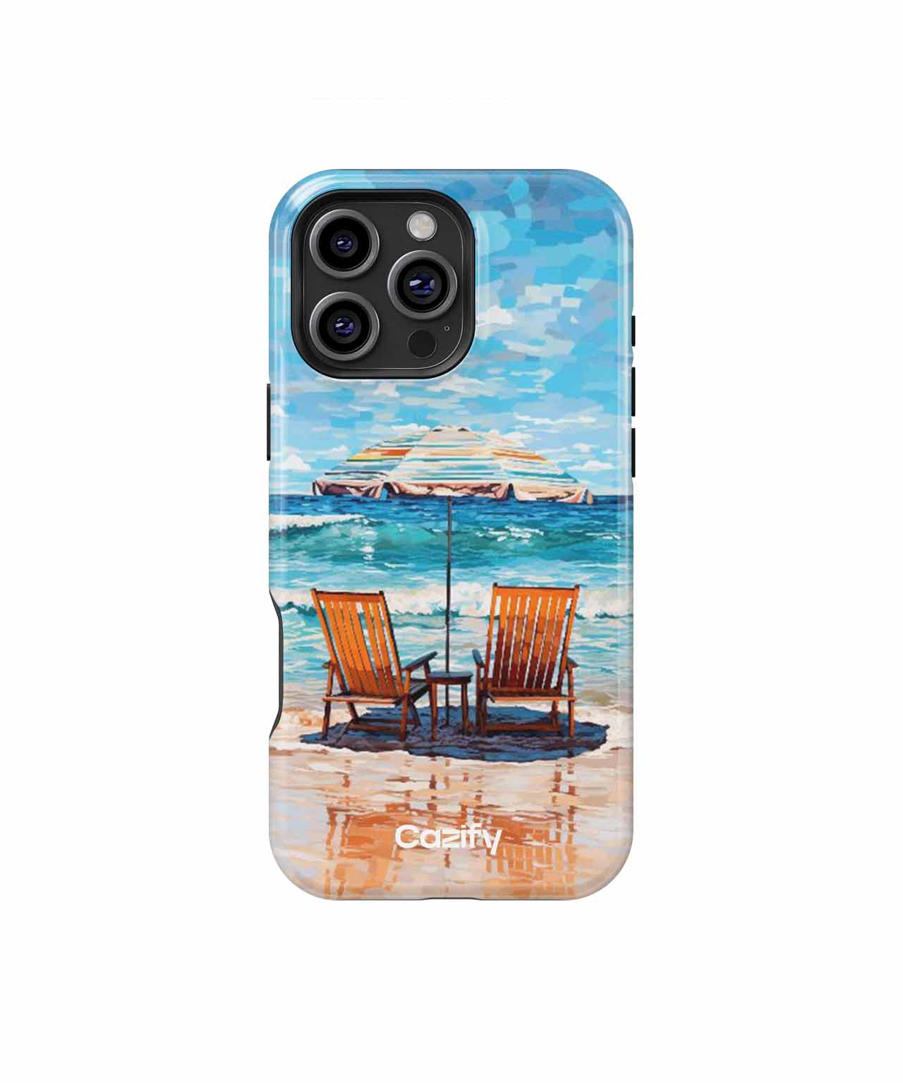 Sunny Beachside Relaxation Chairs iPhone case Case Cazify - Delivery Canada