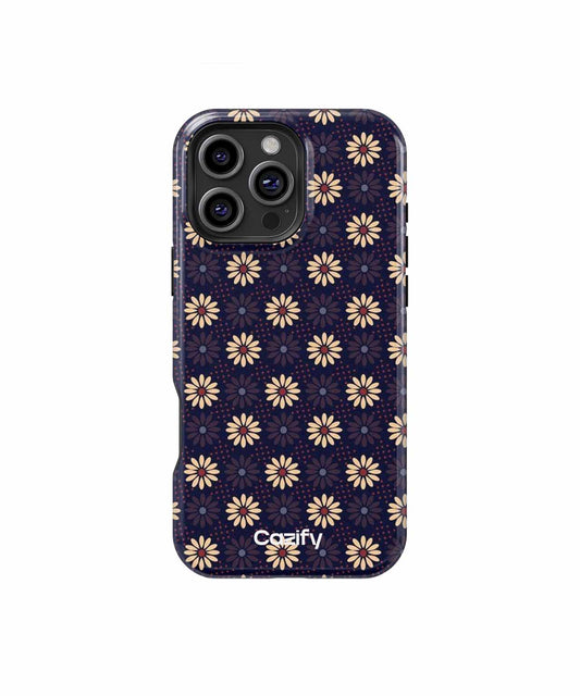 Sunny Blooms Dancing on Dark iPhone case Case Cazify - Delivery Canada