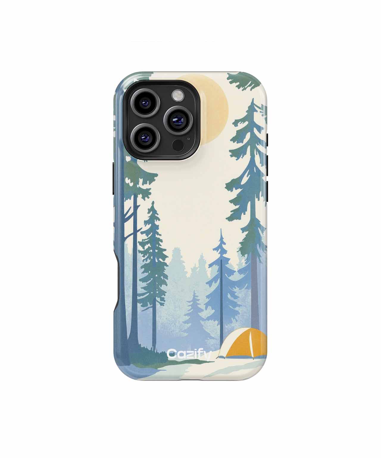 Sunny Camping Adventure in the Woods iPhone case Case Cazify - Delivery Canada