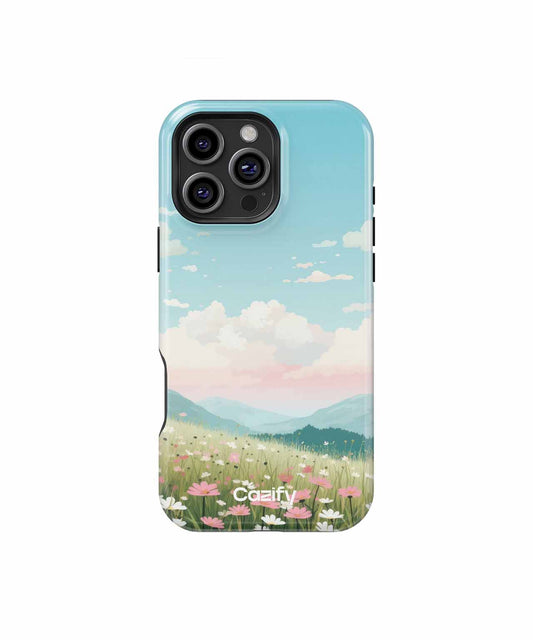 Sunny Cheerful Meadow Adventure iPhone case Case Cazify - Delivery Canada