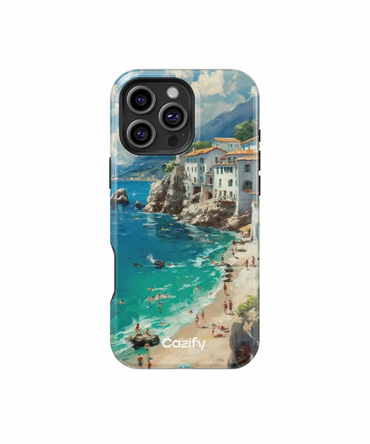 Sunny Coastal Bliss with Lighthouse Views iPhone case Case Cazify - Delivery Canada