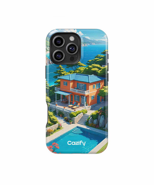 Sunny Coastal Escape with Vibrant Views iPhone case Case Cazify - Delivery Canada