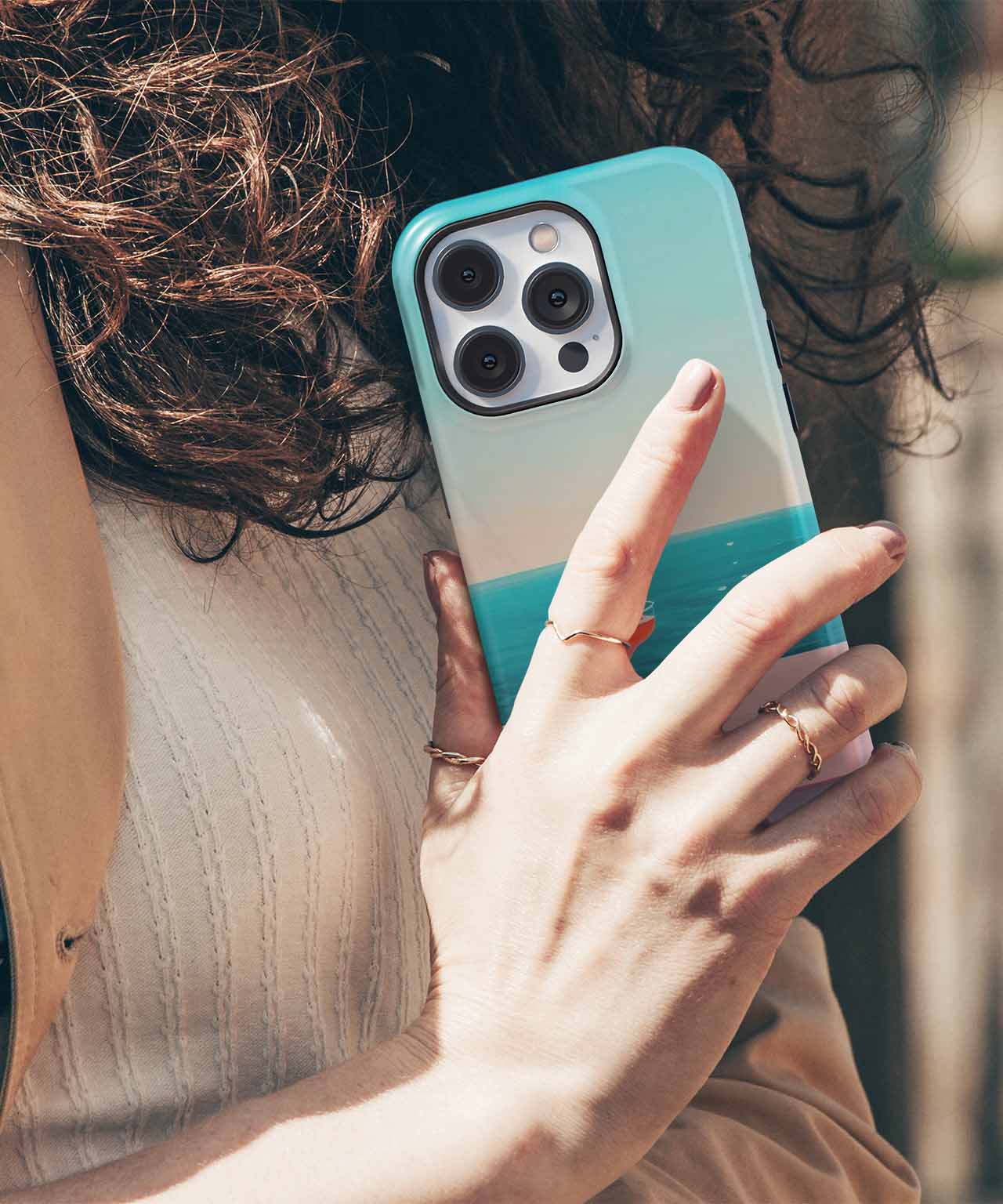 Sunny Cocktail Dreams by the Shore iPhone case Case Cazify - Delivery Canada