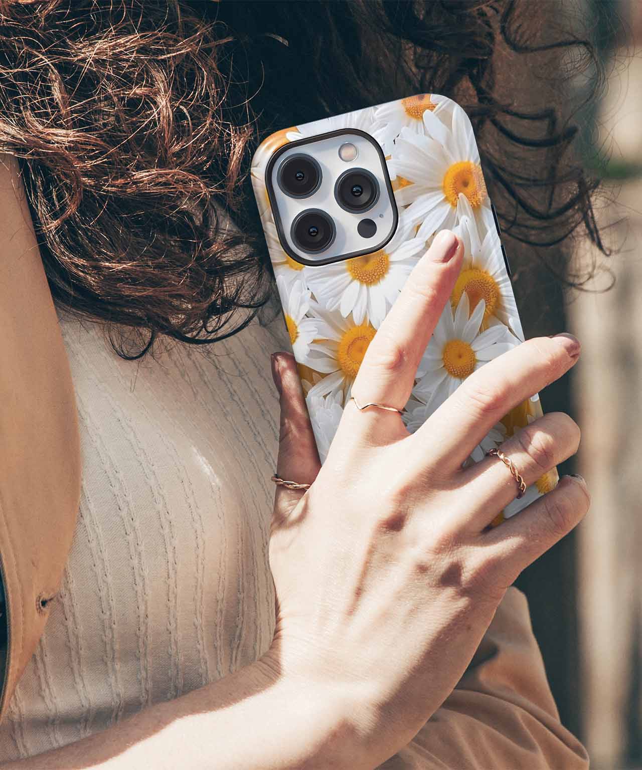 Sunny Daisy Delightful Flower Power iPhone case Case Cazify - Delivery Canada