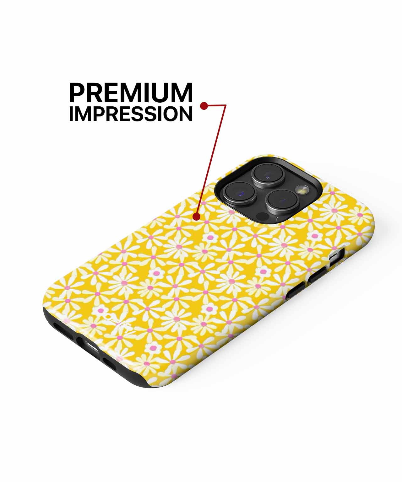 Sunny Daisy Delightful Pattern iPhone case Case Cazify - Delivery Canada