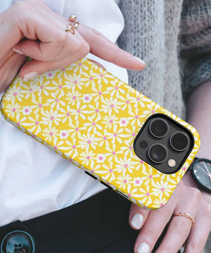 Sunny Daisy Delightful Pattern iPhone case Case Cazify - Delivery Canada