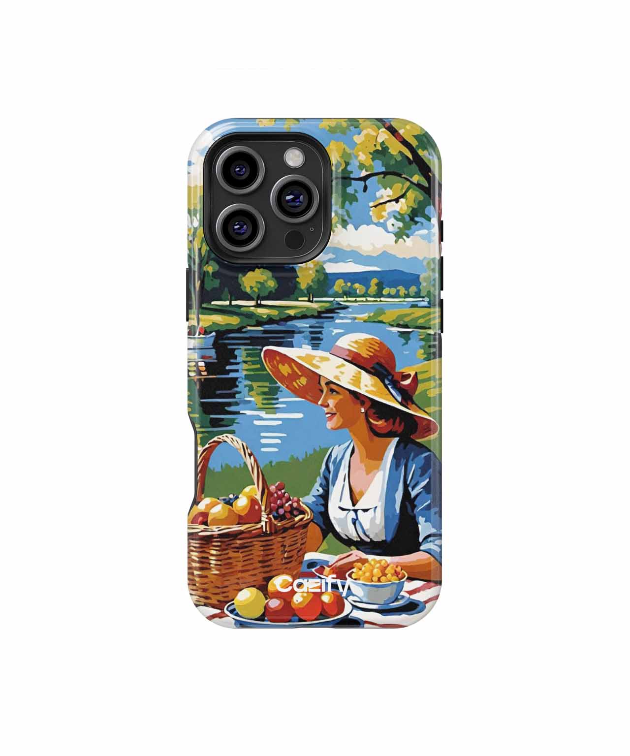 Sunny Daydream Picnic by the Lake iPhone case Case Cazify - Delivery Canada