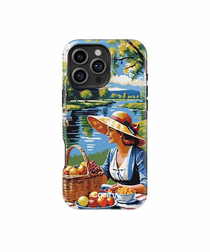 Sunny Daydream Picnic by the Lake iPhone case Case Cazify - Delivery Canada