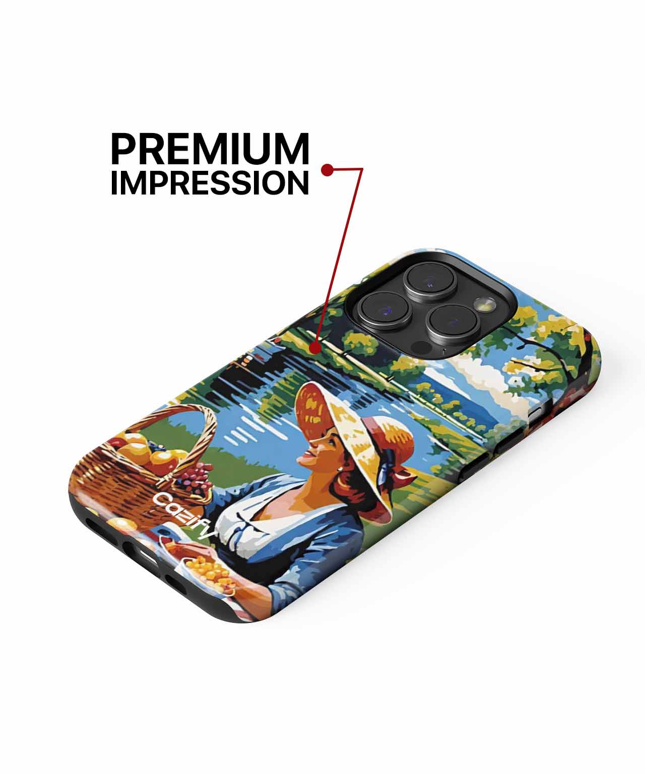 Sunny Daydream Picnic by the Lake iPhone case Case Cazify - Delivery Canada