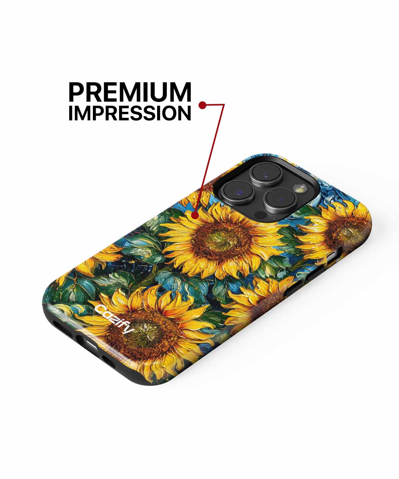 Sunny Delightful Sunflowers Dance iPhone case Case Cazify - Delivery Canada