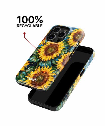 Sunny Delightful Sunflowers Dance iPhone case Case Cazify - Delivery Canada