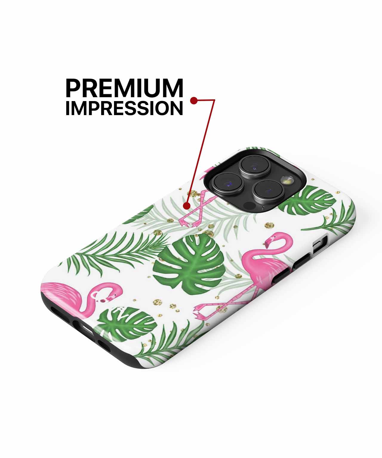 Sunny Flamingo Party Vibes iPhone case Case Cazify - Delivery Canada