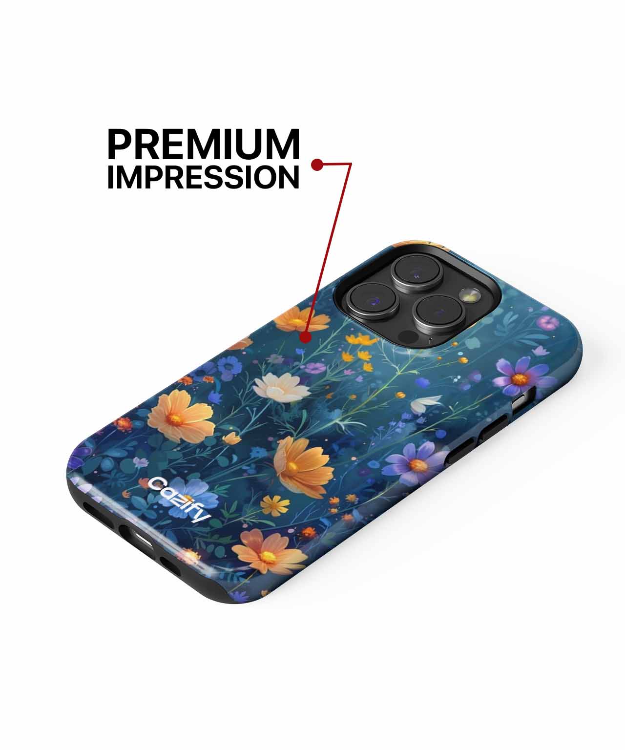 Sunny Floral Fantasy Garden iPhone case Case Cazify - Delivery Canada
