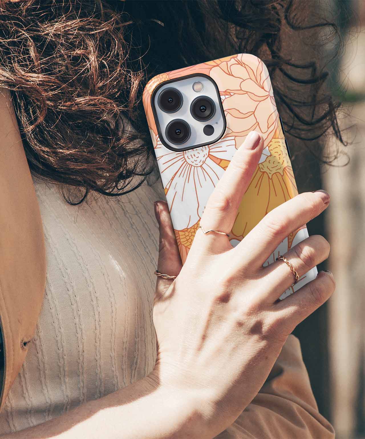 Sunny Floral Fiesta of Happiness iPhone case Case Cazify - Delivery Canada
