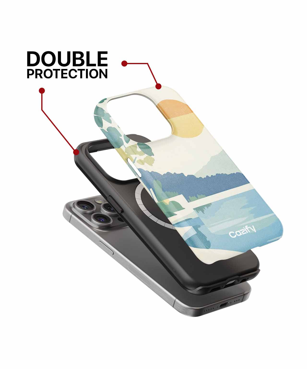 Sunny Nostalgic Escape by the Water iPhone case Case Cazify - Delivery Canada