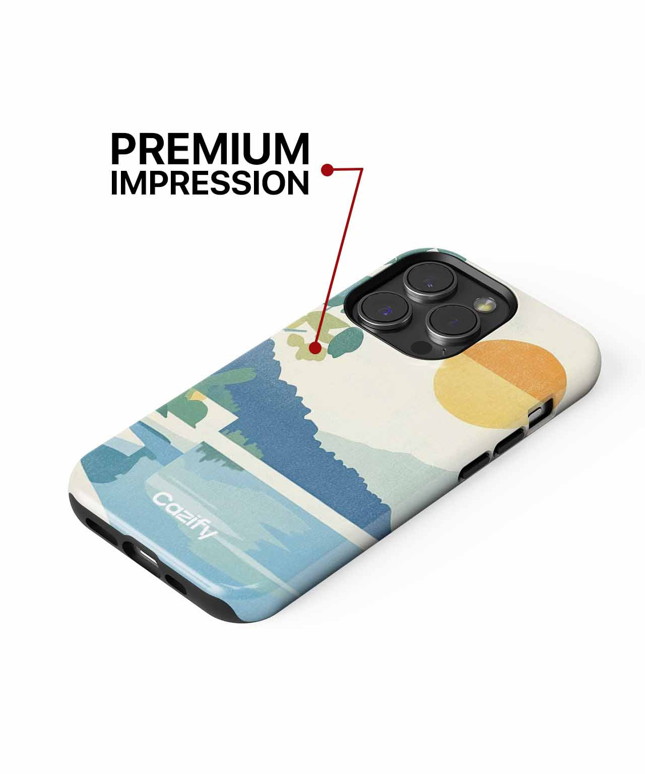 Sunny Nostalgic Escape by the Water iPhone case Case Cazify - Delivery Canada
