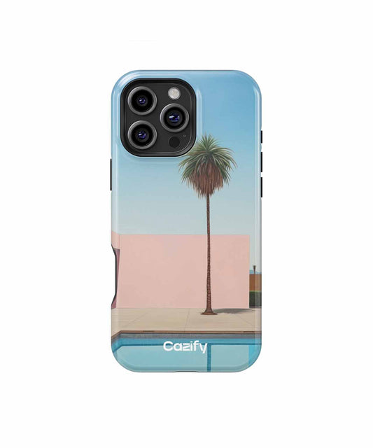 Sunny Oasis by the Poolside iPhone case Case Cazify - Delivery Canada