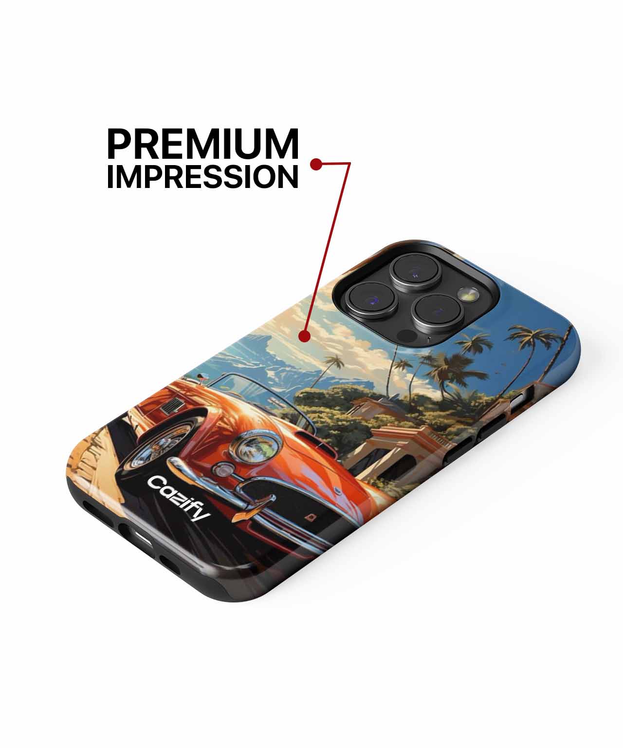 Sunny Paradise Adventure on Wheels iPhone case Case Cazify - Delivery Canada