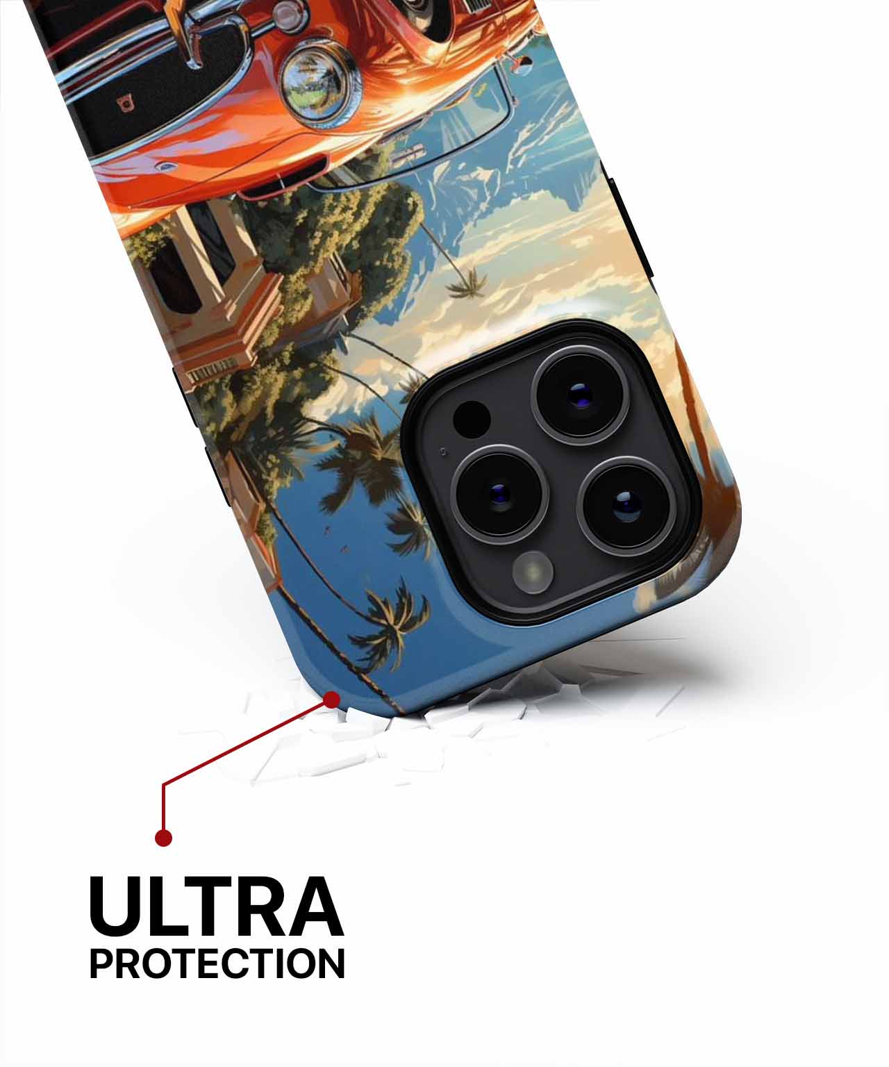 Sunny Paradise Adventure on Wheels iPhone case Case Cazify - Delivery Canada
