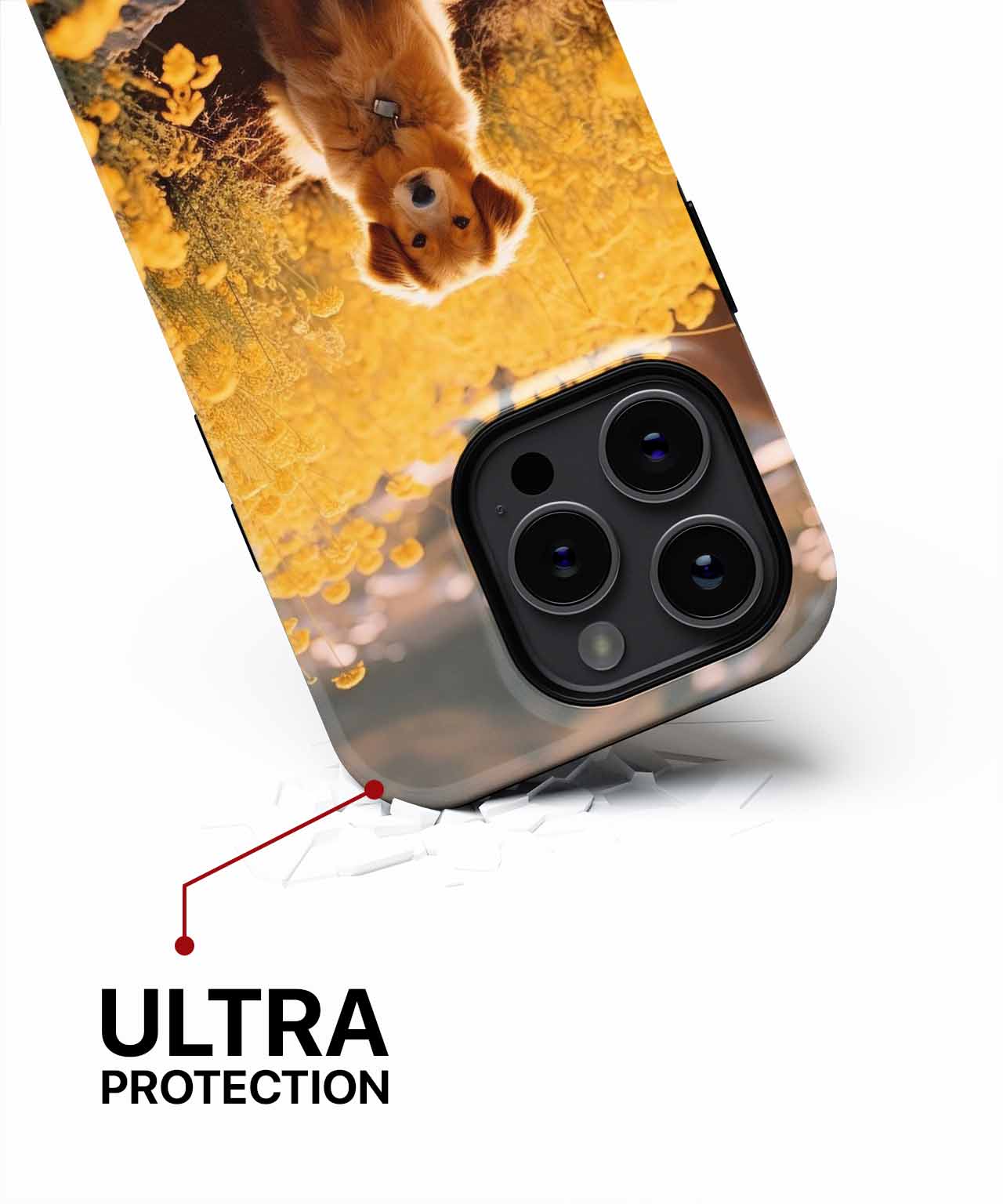 Sunny Pup in a Field of Gold iPhone case Case Cazify - Delivery Canada