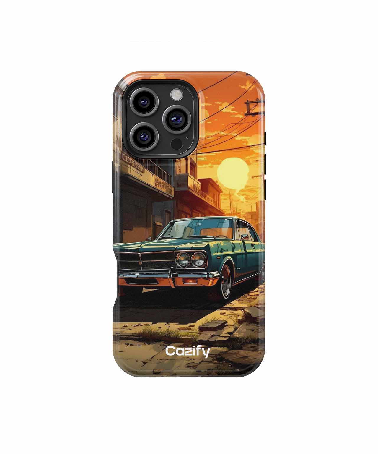 Sunny Retro Car Adventure iPhone case Case Cazify - Delivery Canada