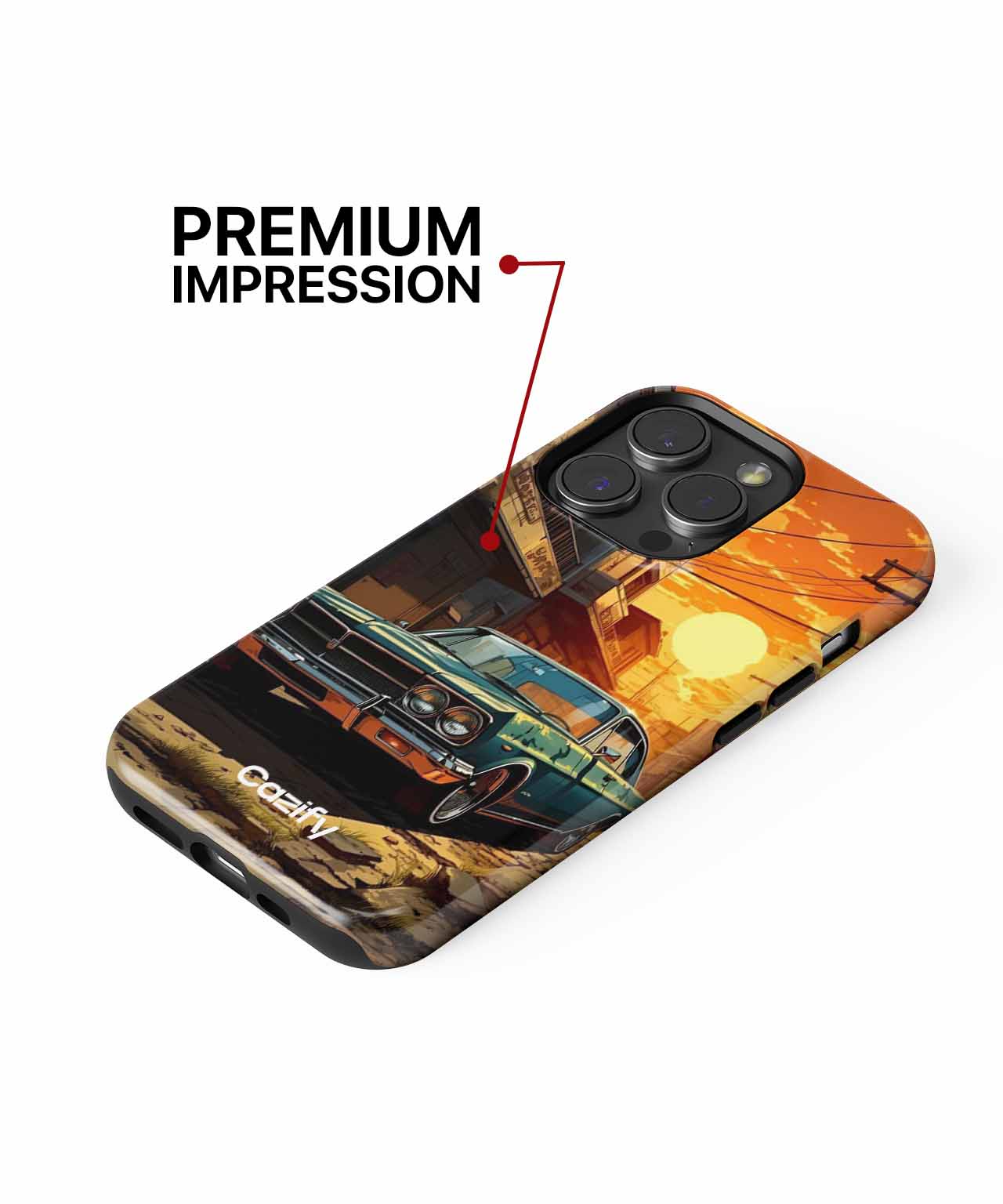 Sunny Retro Car Adventure iPhone case Case Cazify - Delivery Canada