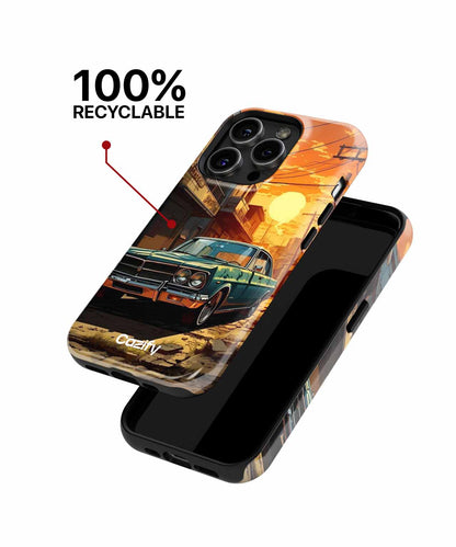 Sunny Retro Car Adventure iPhone case Case Cazify - Delivery Canada