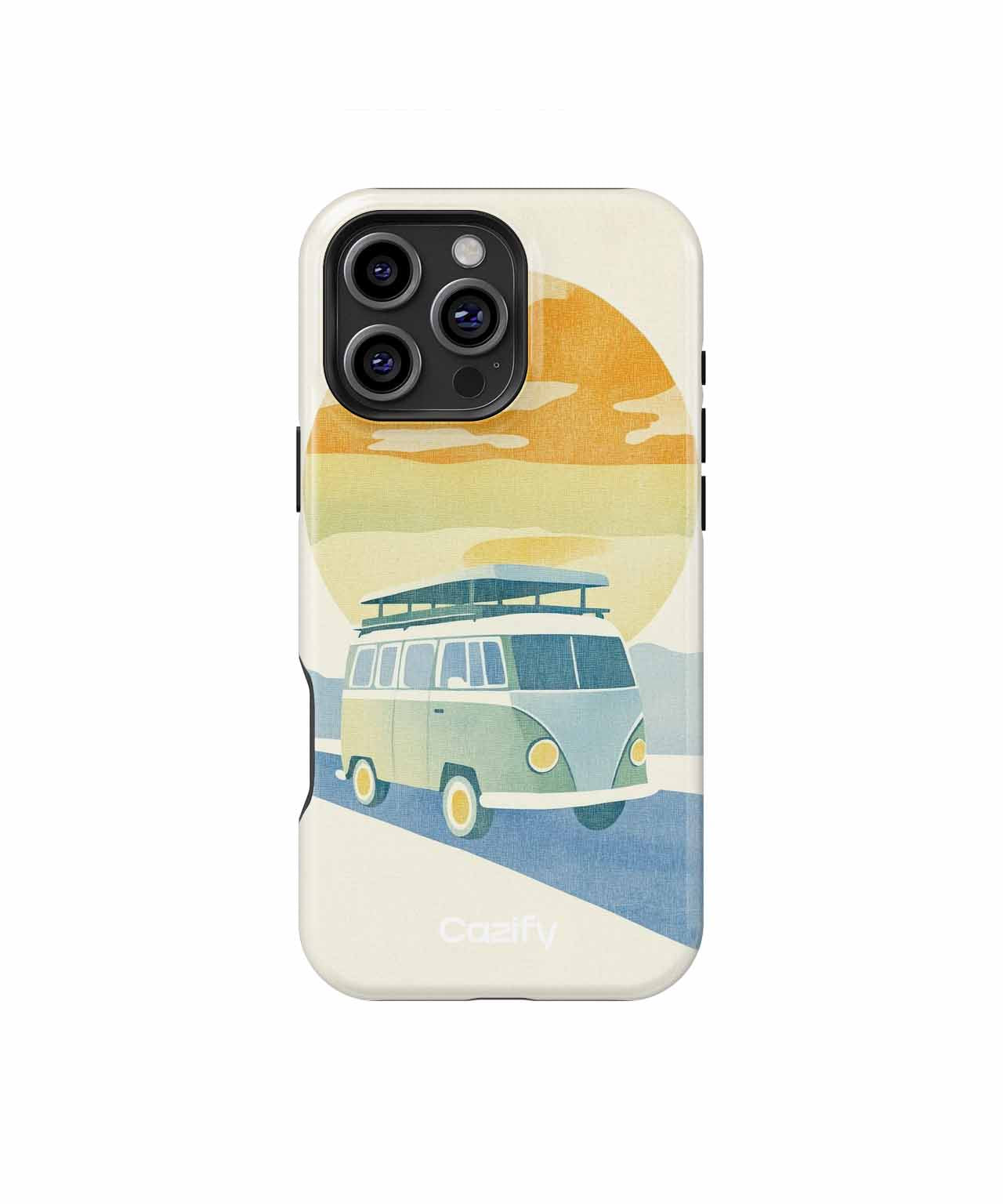 Sunny Road Trip Adventure with a Vintage Van iPhone case Case Cazify - Delivery Canada