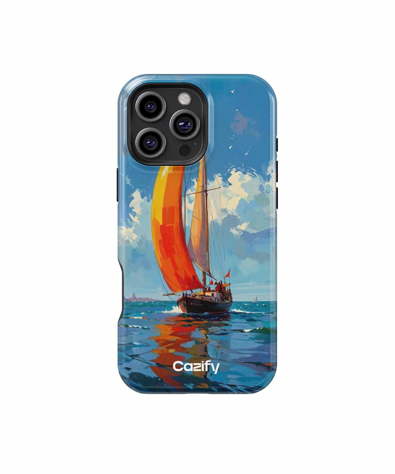 Sunny Sailing Adventure on Vibrant Waters iPhone case Case Cazify - Delivery Canada