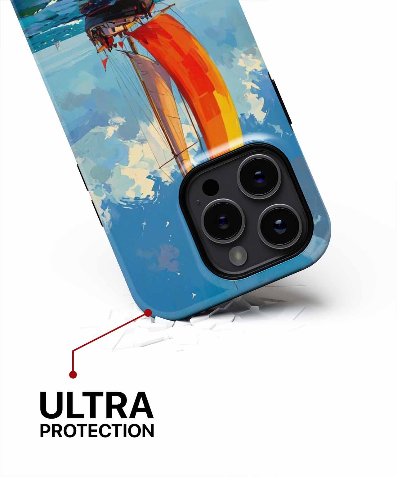 Sunny Sailing Adventure on Vibrant Waters iPhone case Case Cazify - Delivery Canada