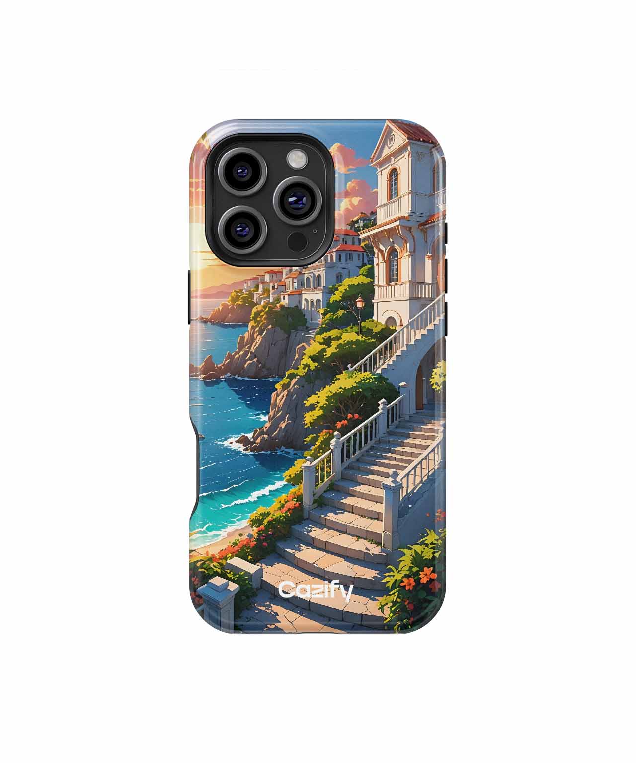 Sunny Serene Seaside Escape iPhone case Case Cazify - Delivery Canada