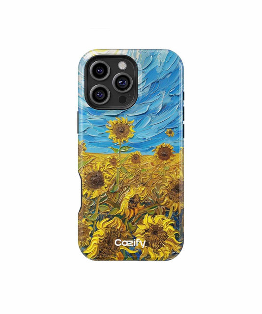 Sunny Side Up Vibrant Sunflower Field iPhone case Case Cazify - Delivery Canada