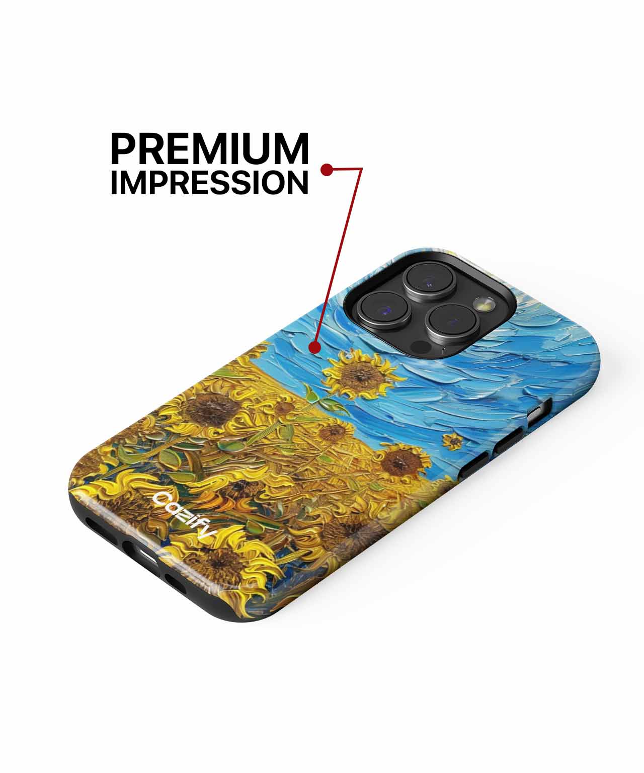 Sunny Side Up Vibrant Sunflower Field iPhone case Case Cazify - Delivery Canada