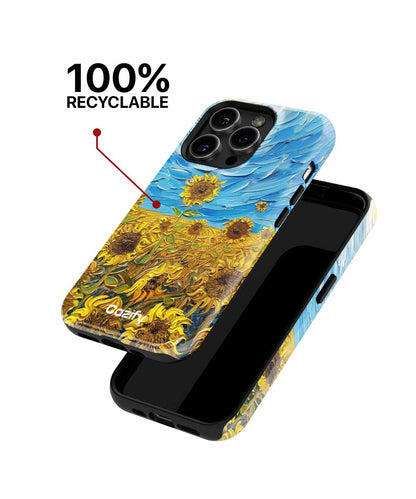 Sunny Side Up Vibrant Sunflower Field iPhone case Case Cazify - Delivery Canada